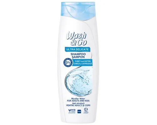 Шампунь Wash&Go на міцелярній воді для всіх типів волосся 360 мл (8008970057224)