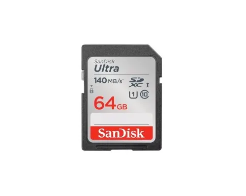 Карта памяти SanDisk 64GB SD class 10 UHS-I Extreme Ultra (SDSDUNB-064G-GN6IN)