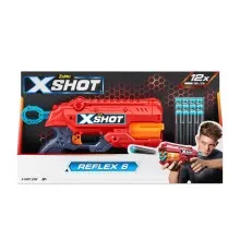 Игрушечное оружие Zuru X-Shot Red Быстрострельный бластер EXCEL REFLEX 6 (16 патронов) (36433R)