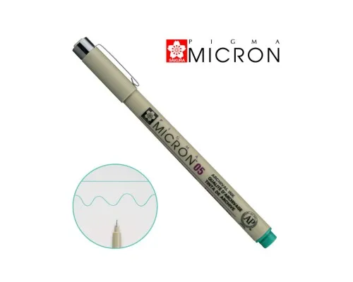 Лайнер Sakura Pigma Micron (0.5) 0,45 мм Зелений (084511306424)