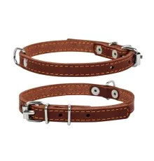 Нашийник для тварин Collar одинарний Ш 20 мм Д 32-40 см коричневий (01336)