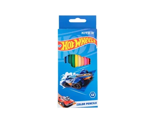 Олівці кольорові Kite Hot Wheels 12 кольорів (HW23-051)
