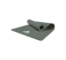 Килимок для йоги Adidas Yoga Mat Уні 176 х 61 х 0,8 см Темно-зелений (ADYG-10100RG)