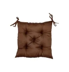 Подушка на стілець Прованс Фібра коричнева 40х40 см (029613)