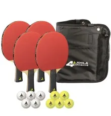 Комплект для настільного тенісу Joola Quattro 4 Bats 10 Balls (54818) (930795)