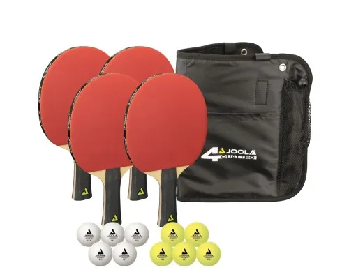 Комплект для настільного тенісу Joola Quattro 4 Bats 10 Balls (54818) (930795)