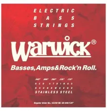 Струни для гітари Warwick Red Stainless Steel Medium Light 5-String (40-130) (42300 ML 5B)