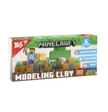 Пластилин Yes Minecraft 6 цветов 120 г (540650)