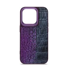 Чохол до мобільного телефона Harder Glamorous Croco Apple iPhone 14 Pro Dark Purple (ARM76771)