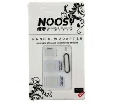 Адаптер для SIM-карт Noosy Adapter Nano SIM for all size (19712 / 15514)