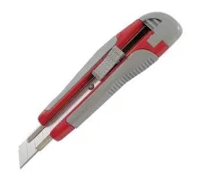 Ніж канцелярський Axent 18мм, metal runners, rubber inserts (6702-А)