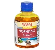 Чорнило WWM CANON GI-490 200г Yellow (C49/Y)