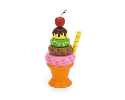 Игровой набор Viga Toys Мороженое с фруктами. Вишенка (51322)