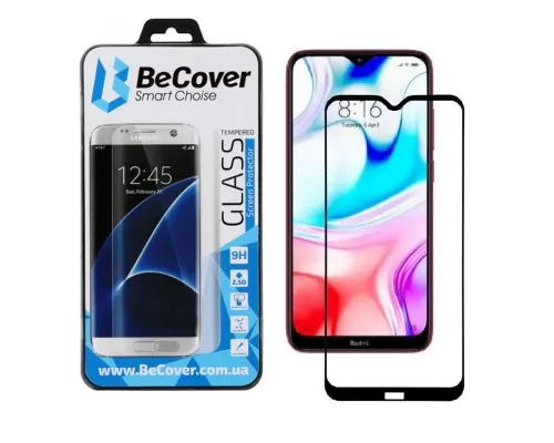 Стекло защитное BeCover Xiaomi Redmi 8 Black (704158)