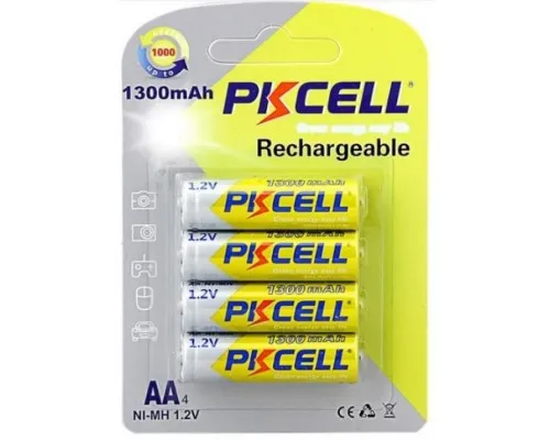 Акумулятор PkCell AA R6 NiMH 1300mAh * 4 (PC/AA1300-4BR)