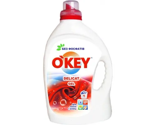 Гель для прання OKEY Delicat 3 л (4820049381849)