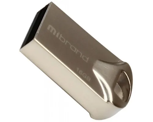 USB флеш накопичувач Mibrand 16GB Hawk Silver USB 2.0 (MI2.0/HA16M1S)