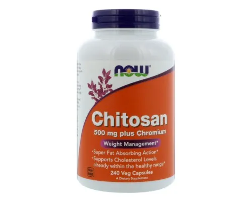 Вітамінно-мінеральний комплекс Now Foods Хтозна 500мг + Хром, 240 гелевих капсул (NOW-02026)