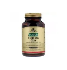 Жирні кислоти Solgar Кон'югована Линолевая Кислота (CLA) 1300 мг, Tonalin (Тона (SOL-02714)
