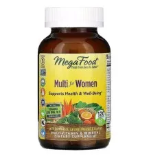 Мультивітамін MegaFood Мультивітаміни для Жінок, Multi for Women, 120 таблеток (MGF-10324)