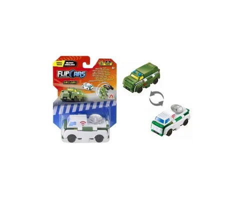 Машина Flip Cars 2 в 1 Грузовик связи и Военная скорая помощь (EU463875-15)