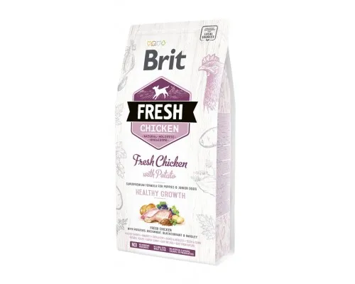 Сухой корм для собак Brit Fresh Chicken/Potato Puppy 2.5 кг (8595602530724)