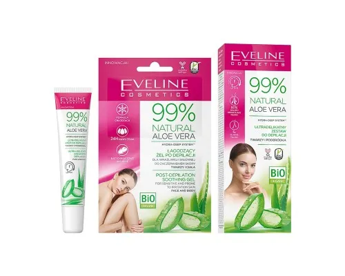 Набор косметики Eveline Cosmetics Ultra-Delicate Set для депиляции лица и подбородка (5903416026839)