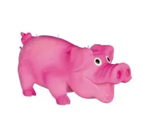 Іграшка для собак Trixie Порося з щетиною, з пискавкою 10 см (4047974351901)