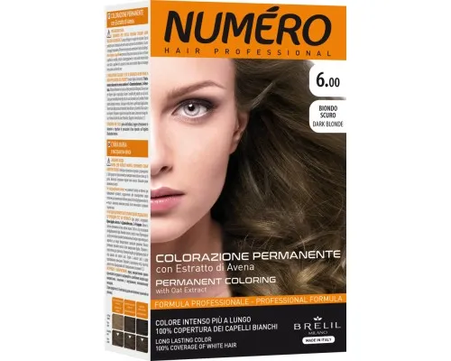 Фарба для волосся Brelil Numero 6.00 - Dark Blonde 140 мл (8011935081264)