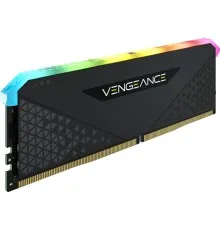 Модуль пам'яті для комп'ютера DDR4 16GB 3600 MHz Vengeance RGB RS Black Corsair (CMG16GX4M1D3600C18)