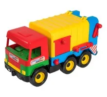 Спецтехника Tigres "Middle truck" мусоровоз желтый (39224)