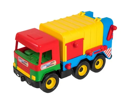 Спецтехніка Tigres Middle truck сміттєвоз жовтий (39224)
