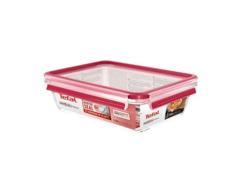 Харчовий контейнер Tefal Masterseal Glass Red 2 л (N1041110)