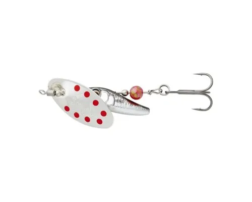 Блешня Savage Gear Sticklebait Spinner 3 9.1g Dirty Silver Red (1854.44.77)