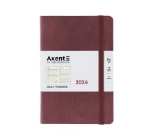 Тижневик Axent 2024 Partner Soft Nuba 145 х 210, сливовий (8817-24-58-A)