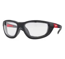 Захисні окуляри Milwaukee Premium, прозорі з м'якими вкладками (4932471885)