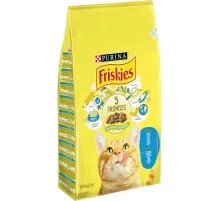 Сухой корм для кошек Purina Friskies со вкусом лосося и овощей 10 кг (5997204515469)