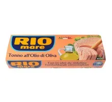 Рыбные консервы Rio Mare Тунец в оливковом масле 3х80 г (8004030344938)