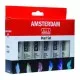Акрилові фарби Royal Talens Amsterdam Standard 6 перламутрових кольорів по 20 мл (8712079398798)