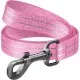 Поводок для собак WAUDOG Re-cotton светоотражающий S Ш 15 мм Д 150 см розовый (40127)