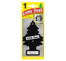 Ароматизатор для автомобіля Little Trees Чорний лід (78092)