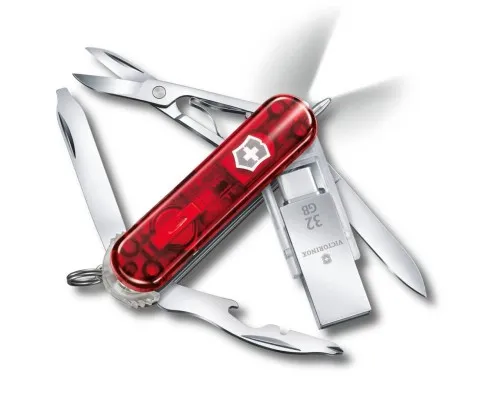 Ніж Victorinox Midnite ManagerWork 58 мм LED/USB 3.0/3.1 32 Gb (4.6336.TG32)