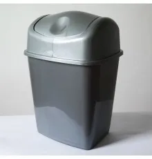 Контейнер для мусора ММ Пласт Металлик 14 л (ММ 14/металік)