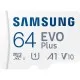 Карта пам'яті Samsung Miсro-SDXC memory card 64GB C10 UHS-I R130MB/s Evo Plus + SD (MB-MC64KA/EU)