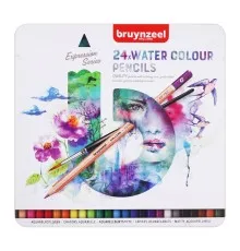 Карандаши цветные Bruynzeel EXPRESSION, акварельные 24 цветов (8712079424978)