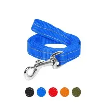 Повідок для собак Dog Extreme з нейлону Ш 14 мм Д 150 см блакитний (04592)