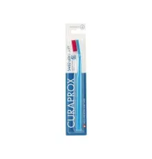 Зубна щітка Curaprox CS 5460 Ultra Soft Ультрам'яка D 0.10 мм Синя з рожевою щетиною (CS 5460-25)