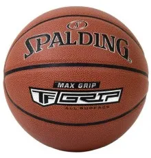 М'яч баскетбольний Spalding MAX Grip помаранчевий Уні 7 76873Z (689344405537)