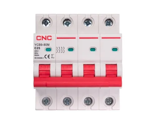 Автоматический выключатель CNC YCB9-80M 4P C25 6ka (NV821617)