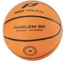 М'яч баскетбольний Pro Touch Harlem 50 80975474 чорно-помаранчовий Уні 7 (7613211920857)